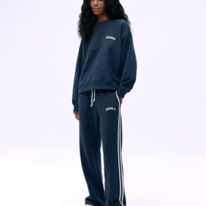 ADANOLA Varsity Loose Fit Sweatpants