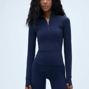 Ultimate ADANOLA Long Sleeve Quarter Zip Top