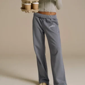 ADANOLA Varsity Loose Fit Straight Leg Sweatpants