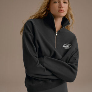 Classics Oversized Funnel Neck Zip Sweatshirt